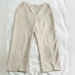 Chic Cream Women's Trousers